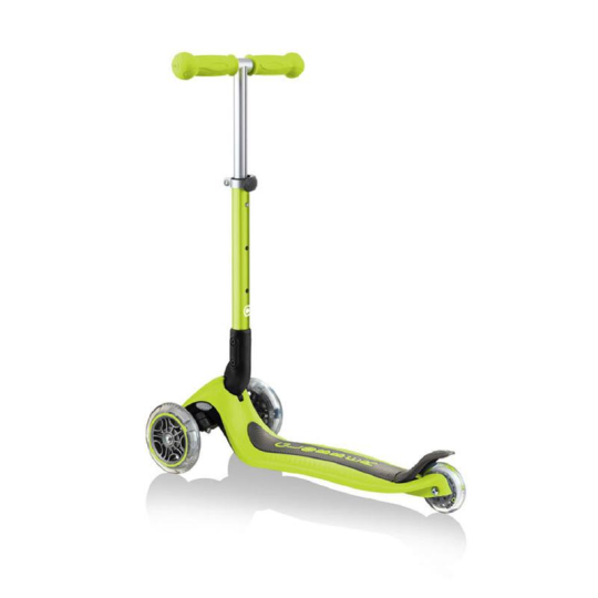Globber - Monopattino dai 2 anni pieghevole a 3 ruote - Colori Globber: Lime Green