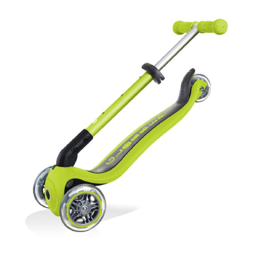 Globber - Monopattino dai 2 anni pieghevole a 3 ruote - Colori Globber: Lime Green