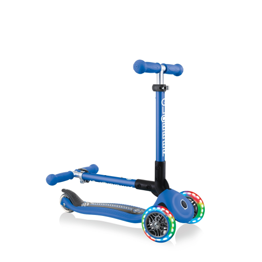 Globber - Monopattino Junior Foldable con luci 3 Ruote - Dai 2 anni