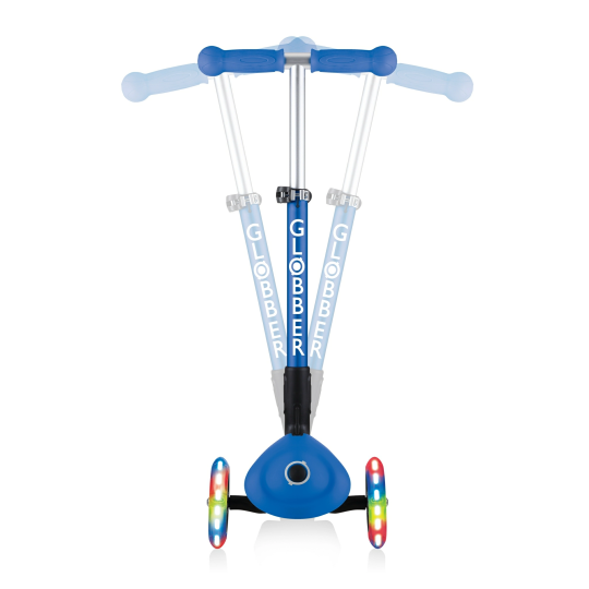 Globber - Monopattino Junior Foldable con luci 3 Ruote - Dai 2 anni - Colori Globber: Racing blue