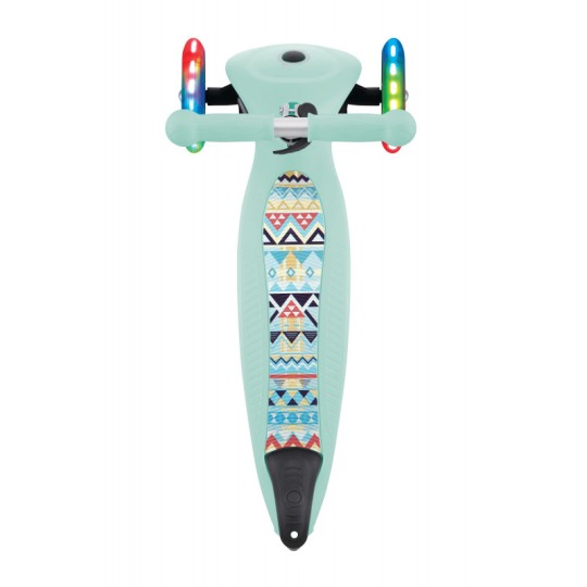 Globber - Monopattino Junior Foldable con luci 3 Ruote - Dai 2 anni - Colori Globber: Mint