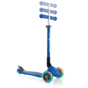 Globber - Monopattino Primo Foldable con luci 3 Ruote - Dai 3 anni - Colori Globber: Blue