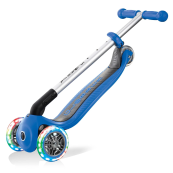 Globber - Monopattino Primo Foldable con luci 3 Ruote - Dai 3 anni - Colori Globber: Blue