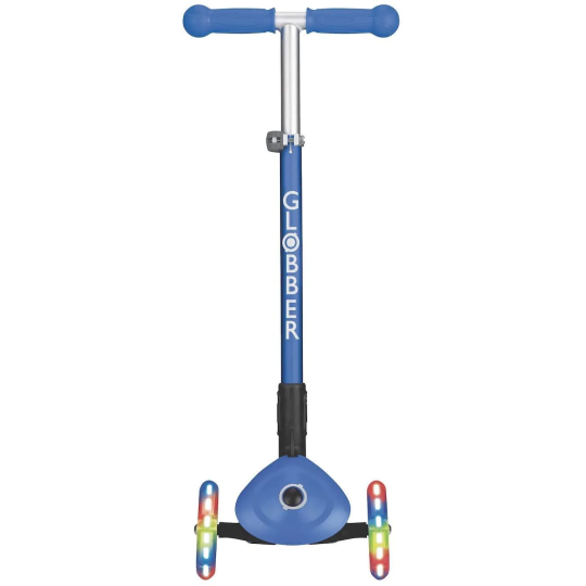 Globber - Monopattino Primo Foldable con luci 3 Ruote - Dai 3 anni - Colori Globber: Blue