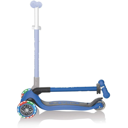 Globber - Monopattino Primo Foldable con luci 3 Ruote - Dai 3 anni - Colori Globber: Blue