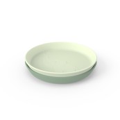 Done By Deer - Set 2 Piattini Pappa Kiddish - 100% Riciclabile senza Melamina - Colore: Verde