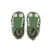 Bobux - Scarpina Soft Sole Tg. S - La cosa migliore dopo i piedi scalzi! - Colore Bobux: Coccodrillo Verde