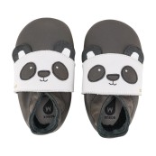 Bobux - Scarpina Soft Sole Tg. M - La cosa migliore dopo i piedi scalzi! - Colore Bobux: Panda Bianco