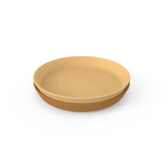 Done By Deer - Set 2 Piattini Pappa Kiddish - 100% Riciclabile senza Melamina