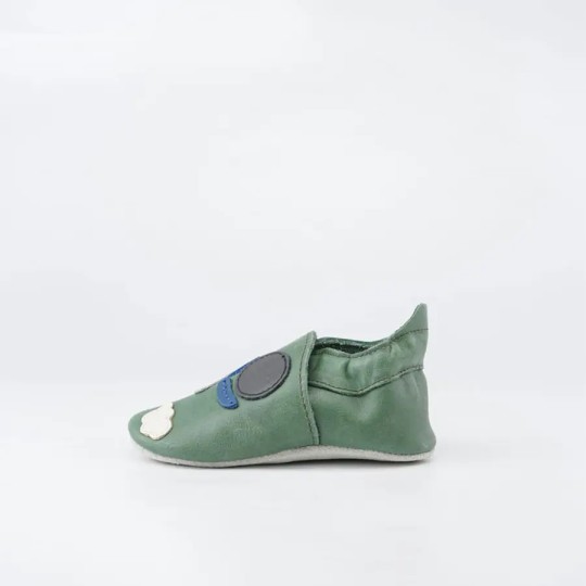 Bobux - Scarpina Soft Sole Tg. M - La cosa migliore dopo i piedi scalzi! - Colore Bobux: Trattore Oliva