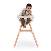 Childhome - Evolu 2 Chair Seggiolone Evolutivo e Convertibile - Da 6 mesi a 6 anni - Varianti Childhome: Bianco/Legno