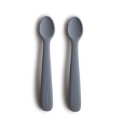 Mushie - Set Cucchiai per bambini - 100% Silicone - Versioni Mushie: Tradewinds