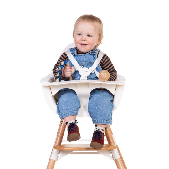 Childhome - Evolu 2 Chair Seggiolone Evolutivo e Convertibile - Da 6 mesi a  6 anni. Acquista ora sul nostro E-Shop! - Varianti Childhome: Bianco/Legno
