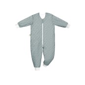 Baby Nest - Sacco nanna con maniche tog 2.5 (110/116cm) - Colori Baby Nest: Grigio con foglie