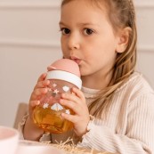 Little Dutch - Borraccia con cannuccia 300ml - Dai 9 mesi - Colori Little Dutch: Flowers & Butterflies