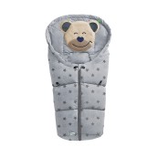 Baby Nest - Sacco ovetto Mucki stelle - Colori Baby Nest: Cool Grey