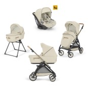 Inglesina - Trio Element Electa con Darwin I-Size - Completo di telaio - Colore Inglesina: Pure Ecrù