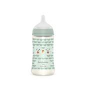 Suavinex - Biberon Bonhomia Poliammide 270ml - Tettarela silicone simmetrica - Colori Suavinex: Verde