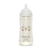 Suavinex - Biberon Bonhomia Poliammide 360ml - Tettarela silicone simmetrica - Colori Suavinex: Bianco