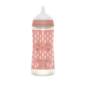 Suavinex - Biberon Bonhomia Poliammide 360ml - Tettarela silicone simmetrica - Colori Suavinex: Rosa