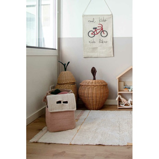 Lorena Canals - Cestino porta oggetti casa - Eco-City - Colore: Vintage Nude