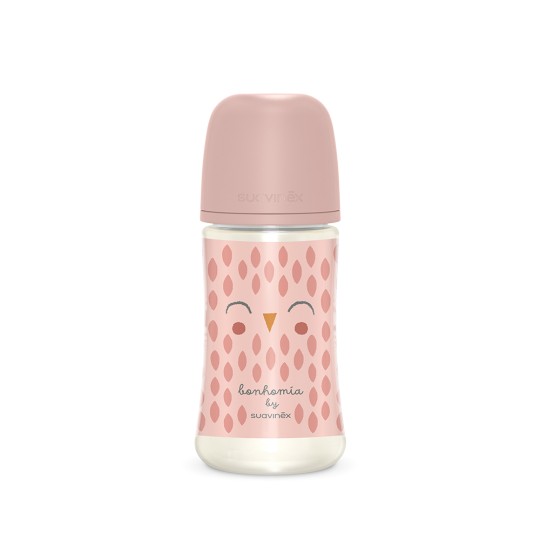 Suavinex - Biberon Bonhomia Poliammide 270ml - Tettarela silicone simmetrica