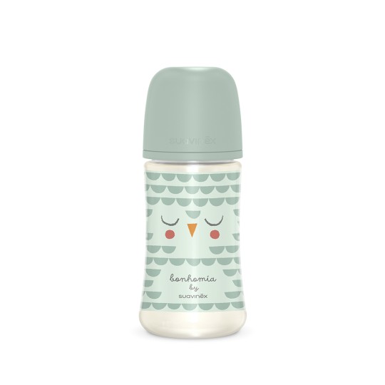 Suavinex - Biberon Bonhomia Poliammide 270ml - Tettarela silicone simmetrica