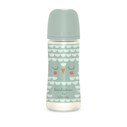 Suavinex - Biberon Bonhomia Poliammide 360ml - Tettarela silicone simmetrica