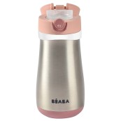 Béaba - Borraccia Acciaio Inossidabile con Manico - 350 ml. Acquistala ora  sul nostro e-shop! - Colore: Rosa