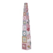 Little Dutch - Torre impilabile in cartone - Disegno: Flowers & Butterflies
