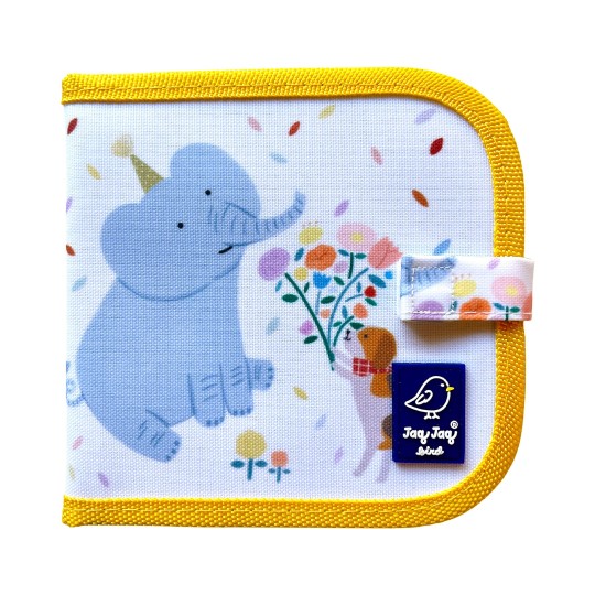 Jaq Jaq Bird - Mini Album Riutilizzabile Grab N Go - 4 Pennarelli Lavabili Inclusi