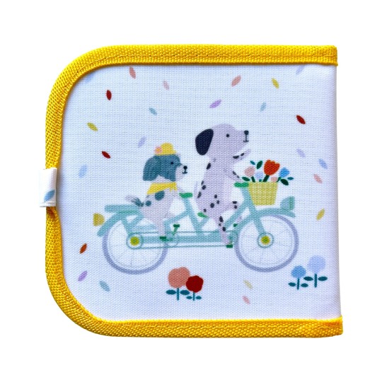Jaq Jaq Bird - Mini Album Riutilizzabile Grab N Go - 4 Pennarelli Lavabili Inclusi