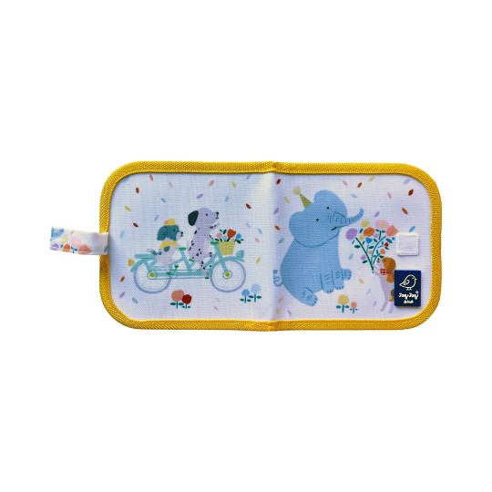 Jaq Jaq Bird - Mini Album Riutilizzabile Grab N Go - 4 Pennarelli Lavabili Inclusi