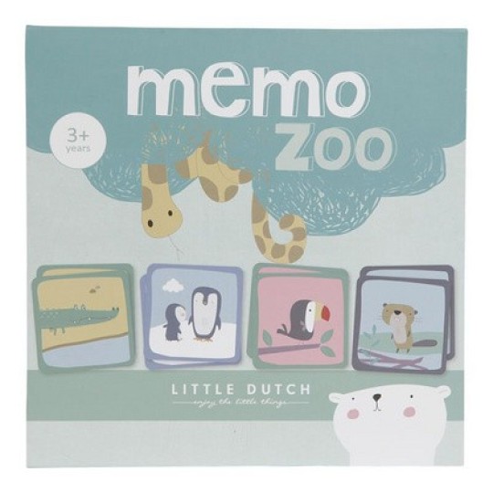 Little Dutch - Gioco da tavolo Memo Zoo - Colori Little Dutch: Zoo