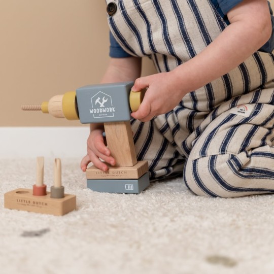 Little Dutch - Trapano in legno - Dai 3 anni