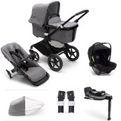 Bugaboo - Passeggino Trio Fox 3 con ovetto e base rotante
