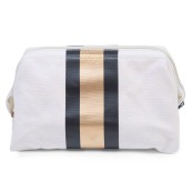 Childhome - Baby Necessities Beauty Case - Colori Childhome: Righe Nero Oro