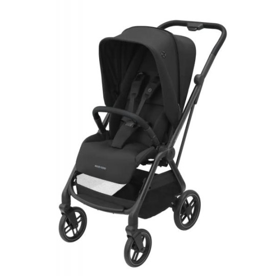 Maxi Cosi - Passeggino Leona2 - Ultracompatto con ruote grandi - Colore Maxi - Cosi: Essential Black