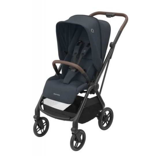 Maxi Cosi - Passeggino Leona2 - Ultracompatto con ruote grandi - Colore Maxi - Cosi: Essential Black