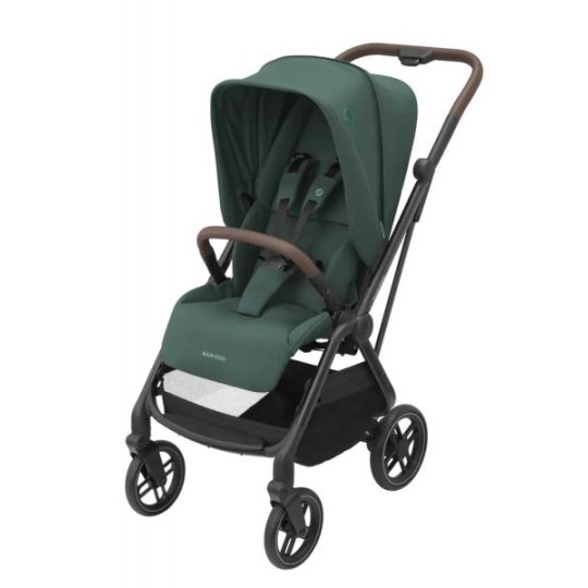 Maxi Cosi - Passeggino Leona2 - Ultracompatto con ruote grandi - Colore Maxi - Cosi: Essential Green