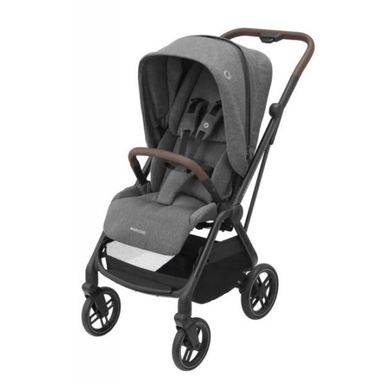 Maxi Cosi - Passeggino Leona2 - Ultracompatto con ruote grandi - Colore Maxi - Cosi: Essential Black