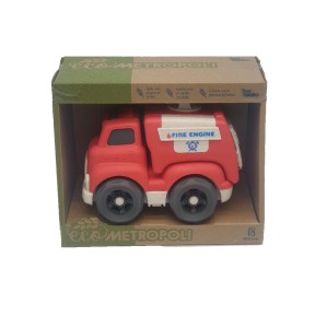 Toys Garden - I mezzi di soccorso della città piccoli -  Fatto con paglia di grano!