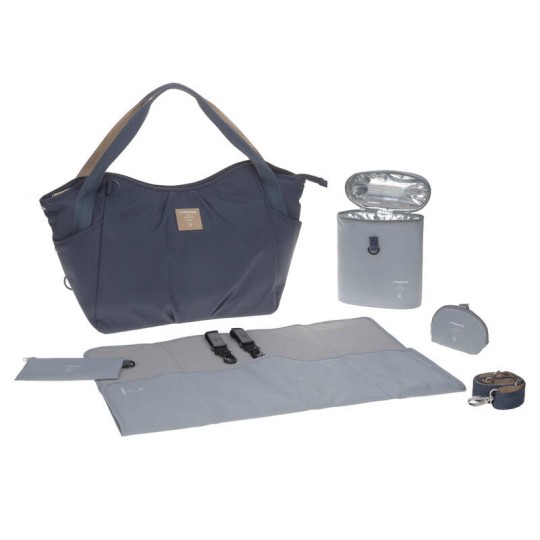 Lassig - Borsa Fasciatoio Gemellare Casual Twin - Colori Lässig: navy