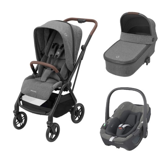 Maxi Cosi - Passeggino Trio Leona2 con navicella e Pebble360