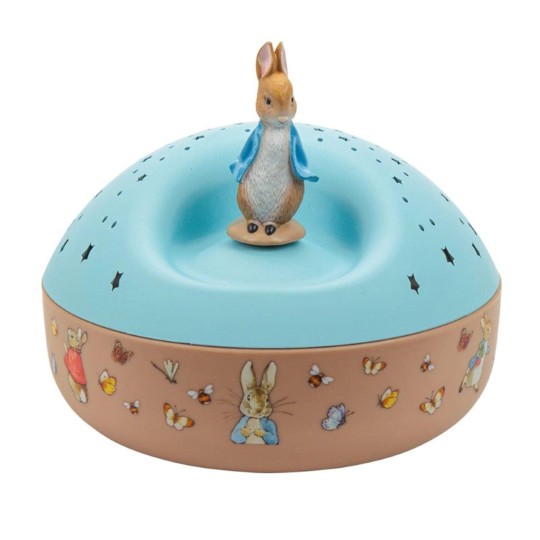 Trousselier - Luce notturna con proiettore Stelle musicali - Colori Trousselier: Peter Rabbit