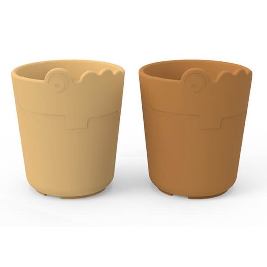 Done By Deer - Set 2 Tazze Mini Mug Kiddish - 100% Riciclabile senza Melamina