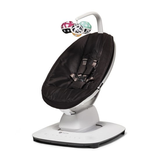 4Moms - Sdraietta Mamaroo 5.0 - altalena per neonati - Colore: Nero