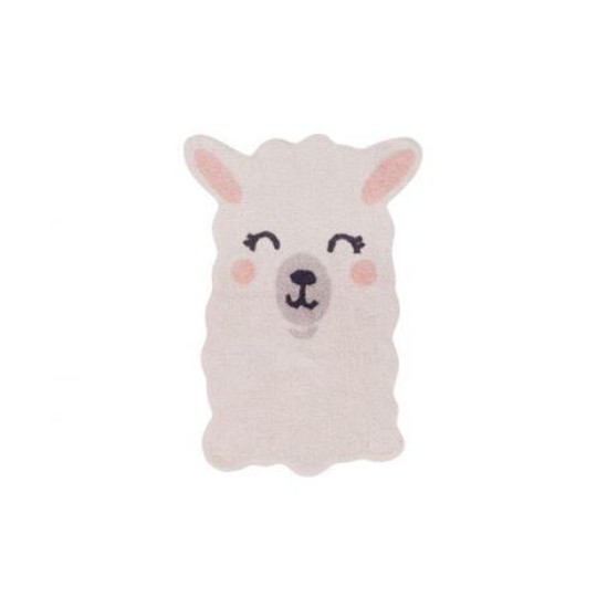 Lorena Canals - Tappeto Lavabile Smile Like a Llama - Cotone - 82x120cm