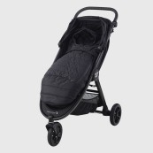 Doolittle - Sacco passeggino Gnomi 100gr - Perfetto per inverni miti - Colore: Nero