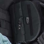 Doolittle - Sacco passeggino Gnomi 100gr - Perfetto per inverni miti - Colore: Nero